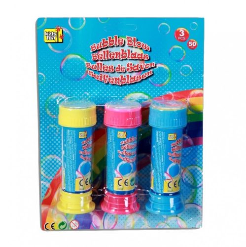 Set 3 tuburi baloane de sapun Kids Fun, 50 ml