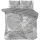 Lenjerie pat Dreamhouse Furtrix Grey, bumbac 100%, husa 240 x 220 cm, 2 fete perna 60 x 70 cm