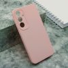 Husa Samsung Galaxy A55, Matt TPU My Choice, silicon moale, roz pal