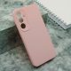 Husa Samsung Galaxy A55, Matt TPU My Choice, silicon moale, roz pal