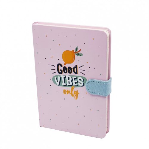 Agenda A5 ”Good vibes only”, prindere magnetica