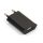 Incarcator casa cu port USB, 1A, dimensiuni reduse, negru