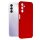 Husa Samsung Galaxy A54 Luxury Silicone, catifea in interior, protectie camere, rosie