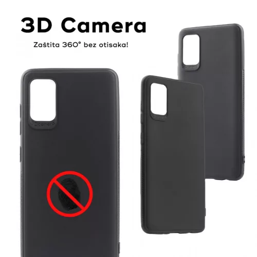 Husa Samsung Galaxy A51, Matt TPU My Choice, silicon moale, protectie camere, neagra