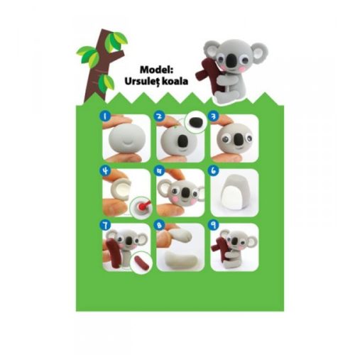 Plastilina copii Mini iClay, model ursulet koala