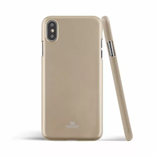 Husa de protectie Mercury Goospery pentru Samsung Galaxy A41, jelly case, aurie