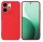 Husa protectie Oppo Reno 14F, Luxury Silicone, catifea in interior, protectie camere, rosie