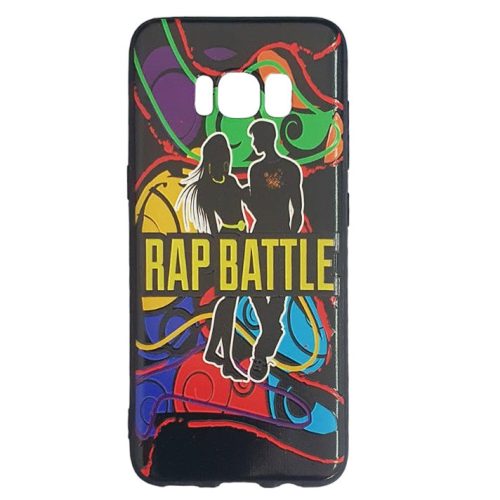 Husa Samsung Galaxy S8, TPU flexibil printat, model Rap Battle