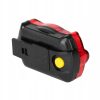 Set lumini pentru bicicleta Kodak, 2 moduri de iluminare, 50 lm, 30 m, IP44, far, stop, negru