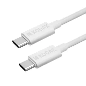   Cablu de date si incarcare KODAK, Type-C to Type-C, 1 metru, 2A/10W/5V, alb