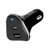 Incarcator auto KODAK, dual port USB-A + PD/USB-C, 3A, fast charge, negru
