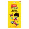Set mini creioane colorate Flair Creative FA 8051, triunghiulare, 24 culori
