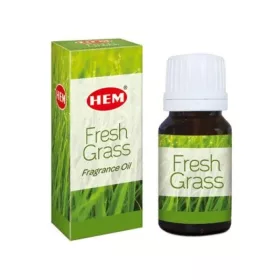   Ulei esential pentru aromaterapie Hem Fresh Grass, 10 ml, cu picurator
