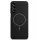 Husa Samsung Galaxy A17, Luxury Silicone Magsafe, protectie camera, catifea in interior, neagra