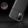 Husa Carbon Fiber pentru Samsung Galaxy S20 FE, aspect carbon, neagra