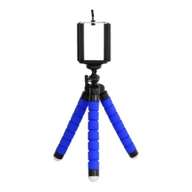   Mini trepied universal pentru telefoane si camere foto, albastru