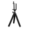 Mini trepied universal pentru telefoane si camere foto, negru