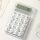 Mini calculator de birou Karuida KK-506, 8 caractere, carcasa transparenta, butoane albe