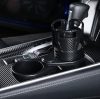 Suport pahar auto 2 in 1, multifunctional, baza rotativa, negru
