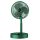 Ventilator pliabil si extensibil, acumulator, incarcare USB, functie suport telefon, verde