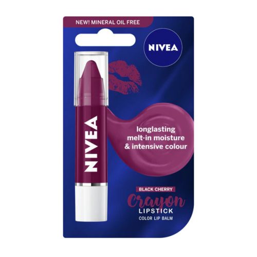 Balsam pentru buze Nivea Color Black Cherry, 3g