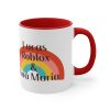 Cana ceramica personalizata, 330 ml, alba, logo Lucas Roblox si Ana Maria