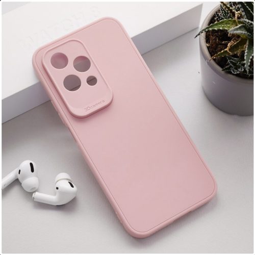 Husa protectie Honor 200 Lite, Matt TPU My Choice, silicon moale, roz pal