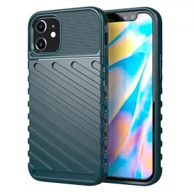   Husa Thunder Case pentru Apple iPhone 12 Pro Max, verde inchis
