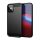 Husa de protectie Carbon Stripe pentru Apple iPhone 12 Pro Max, silicon moale, negru