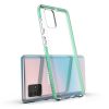 Husa Spring Case pentru Samsung Galaxy S20 FE, TPU transparent cu margini roz-deschis