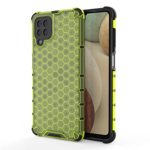 Husa Honeycomb pentru Samsung Galaxy A12, verde