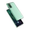 Husa Spring Case pentru Xiaomi Redmi Note 10 / Redmi Note 10S, TPU transparent cu margini verde mint