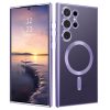 Husa Samsung Galaxy S23 Ultra, Electroplating Magsafe TPU, protectie camera, margini mov