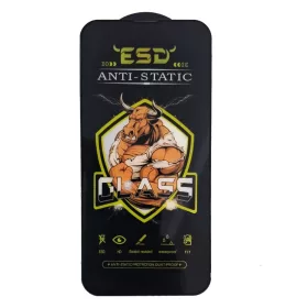   Folie sticla Apple iPhone 16e, Full Glue Bull Antistatic, ESD, margini negre