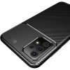 Husa Carbon Fiber pentru Samsung Galaxy A52/A52s, aspect carbon, neagra