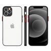 Husa pentru Apple Iphone XS Max, Milky Case, protectie camera, silicon moale, Neagra