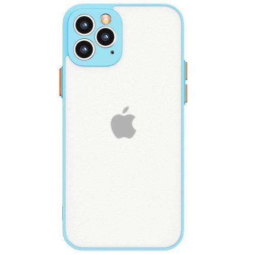 Husa pentru Apple Iphone 11 Pro, Milky Case, protectie camera, silicon moale, Albastru deschis