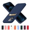Husa protectie Card Case pentru Apple iPhone 12 Mini, buzunar pentru carduri/cartele, albastru inchis