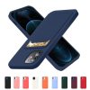 Husa protectie Card Case pentru Apple iPhone 12 Pro, buzunar pentru carduri/cartele, roz pal