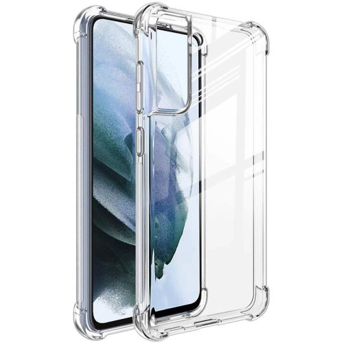 Husa protectie Samsung Galaxy S21 Ultra, TPU transparent, intarituri in colturi, grosime 1,5 mm