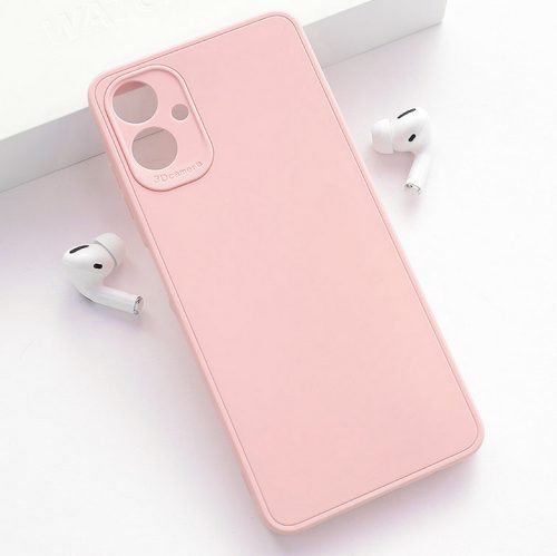 Husa Samsung Galaxy A06, Matt TPU My Choice, silicon moale, roz pal