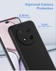 Husa protectie Honor Magic 7 Lite, Luxury Silicone, catifea in interior, protectie camere, neagra