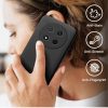 Husa protectie Honor Magic 7 Lite, Luxury Silicone, catifea in interior, protectie camere, neagra
