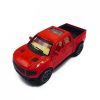 Camioneta de jucarie pentru copii, carcasa metalica, functie pullback, rosie