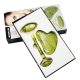 Set rola masaj facial AORLIS  A0-50041, Gua Sha, piatra de jad, pentru fata si corp, anti-rid, verde