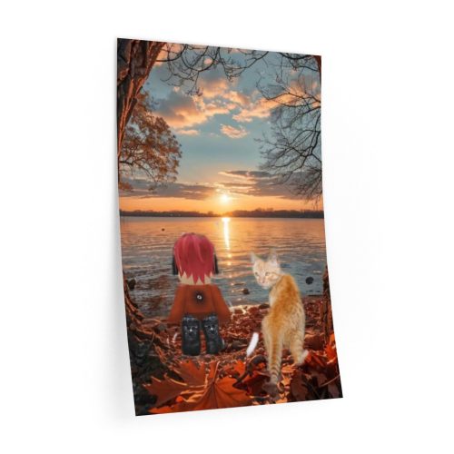 Poster A3 (30 x 42 cm), Lucas Roblox si catelul, High Glossy Photo 180 grame