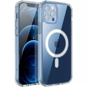   Husa de protectie Apple iPhone 13 Pro, compatibila MagSafe, transparenta