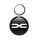 Breloc din MDF (lemn) cu logo auto, inel de sustinere metalic, model 7