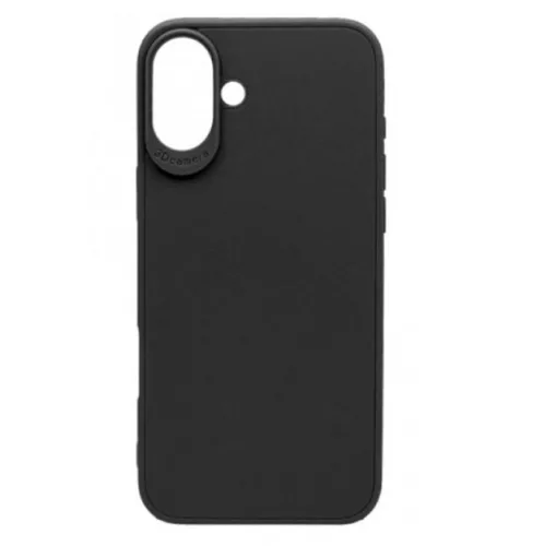 Husa protectie Apple iPhone 16, Matt TPU My Choice, silicon moale, neagra