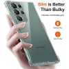 Husa Samsung Galaxy S24 Ultra, TPU transparent, intarituri in colturi, grosime 1,5 mm